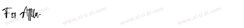 F37 Attila字体转换